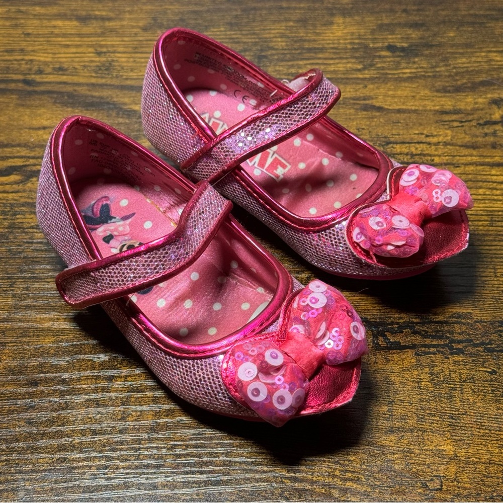 Minnie Mouse Pink Costume Shoes Size 5/6